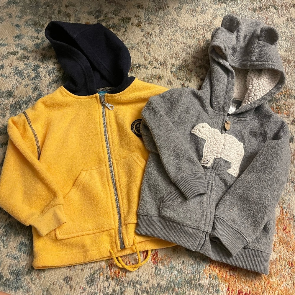 Bundle of Boys Zip Up Hoodies